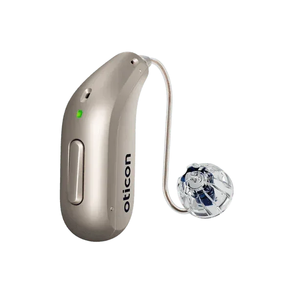 Oticon Intent 2 miniRITE Power Bluetooth - LE Audio Sleek Design Rechargeable Hearing Aid