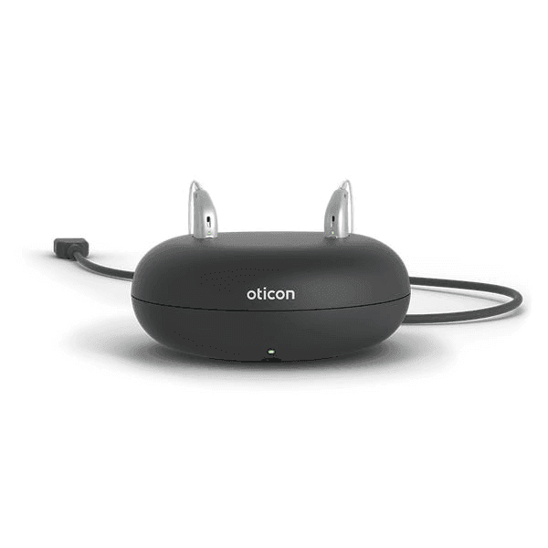 Oticon OPN S1 Mini RITE RIC Hearing Aid Rechargeable, Noise Cancellation for Deaf