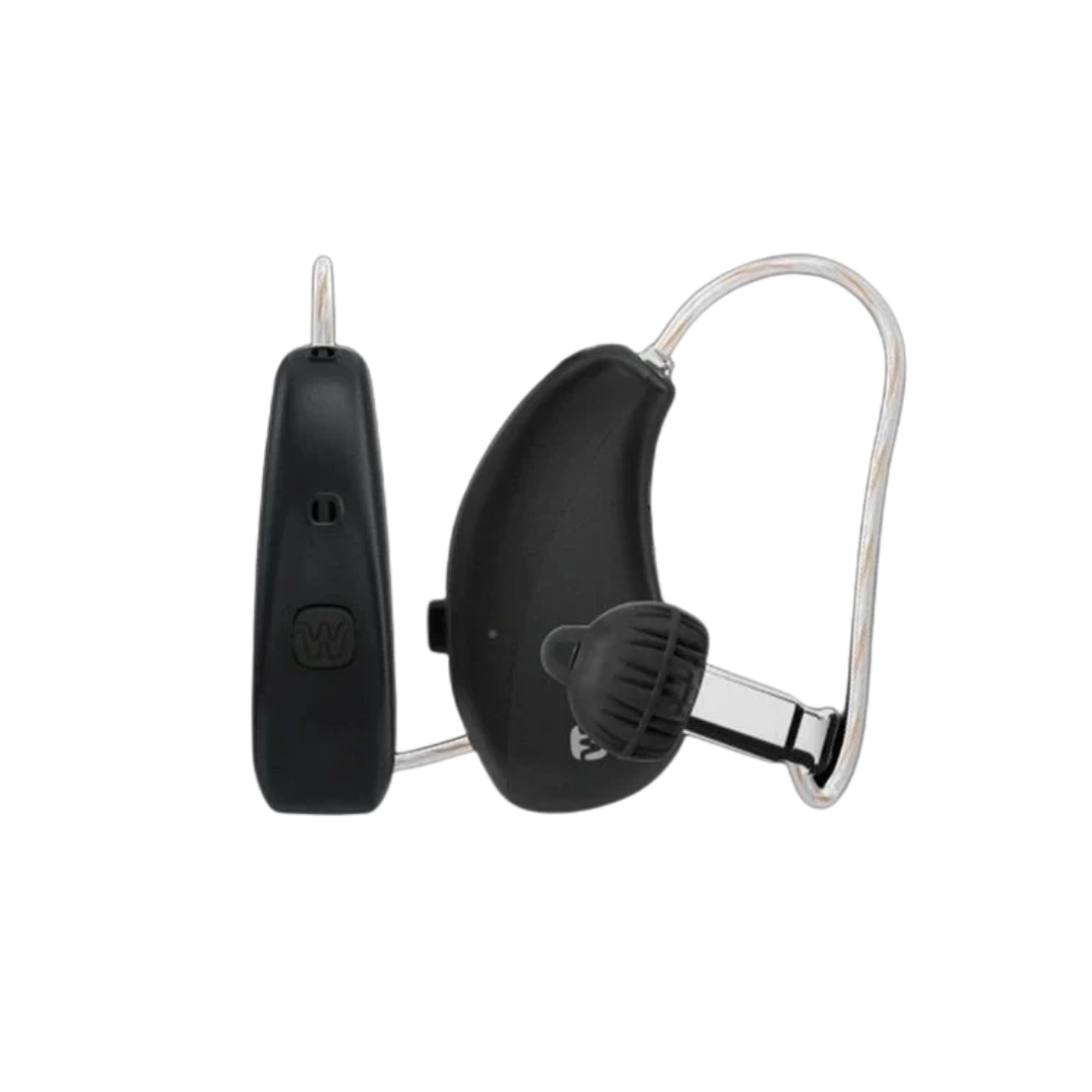 Widex Magnify MRR2D 100 RIC Rechargeable Hearing Aid, Direct Streaming with Charger